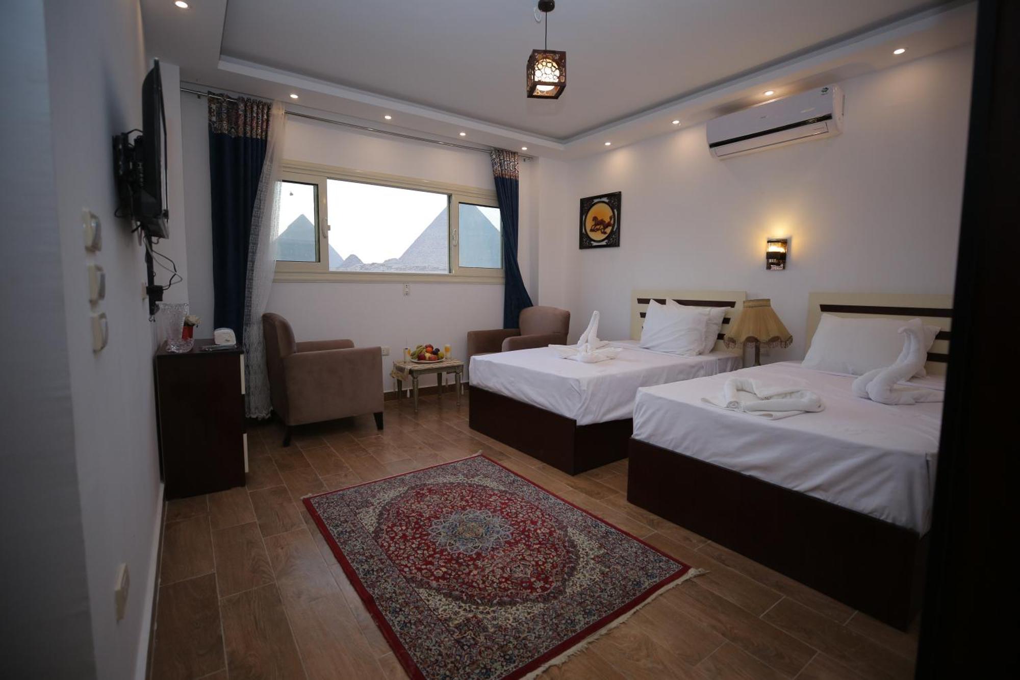 Hussien Lotus Pyramids View Hotell Kairo Eksteriør bilde