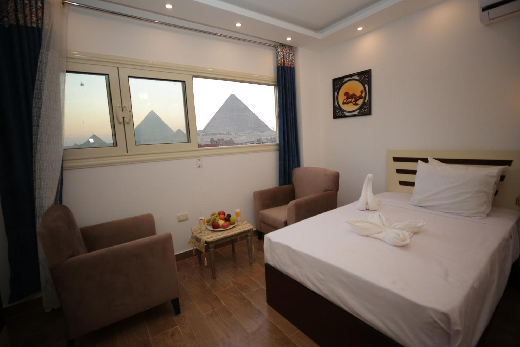 Hussien Lotus Pyramids View Hotell Kairo Eksteriør bilde