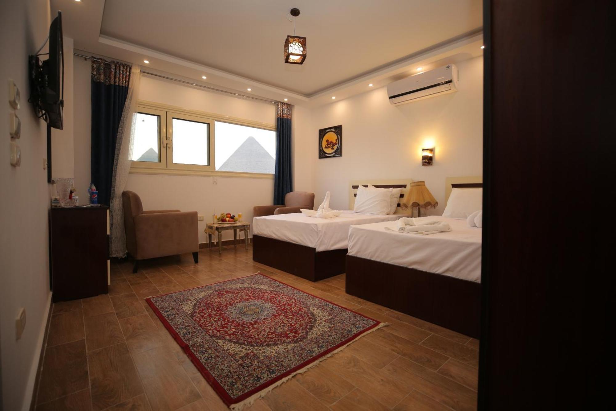 Hussien Lotus Pyramids View Hotell Kairo Eksteriør bilde